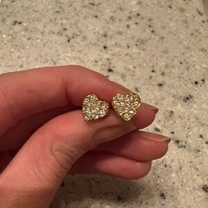 Kate spade heart earrings